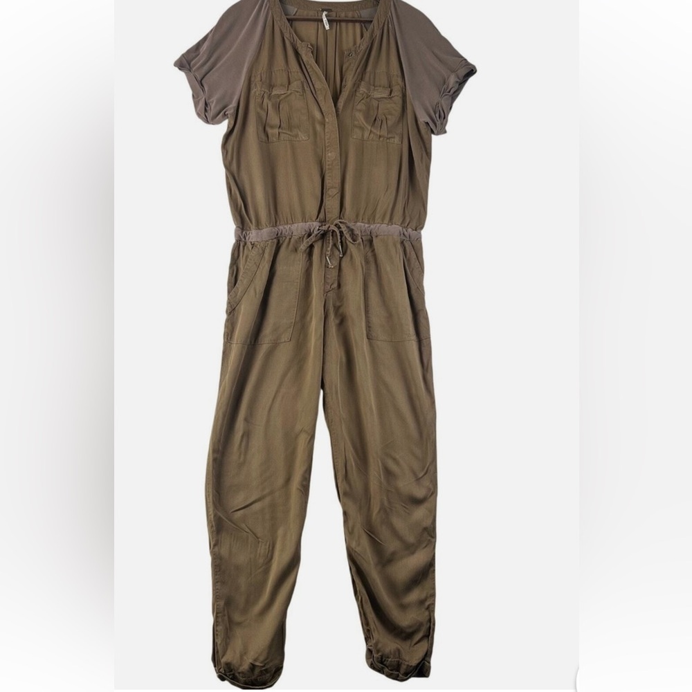 Casual Olive Jumpsuit